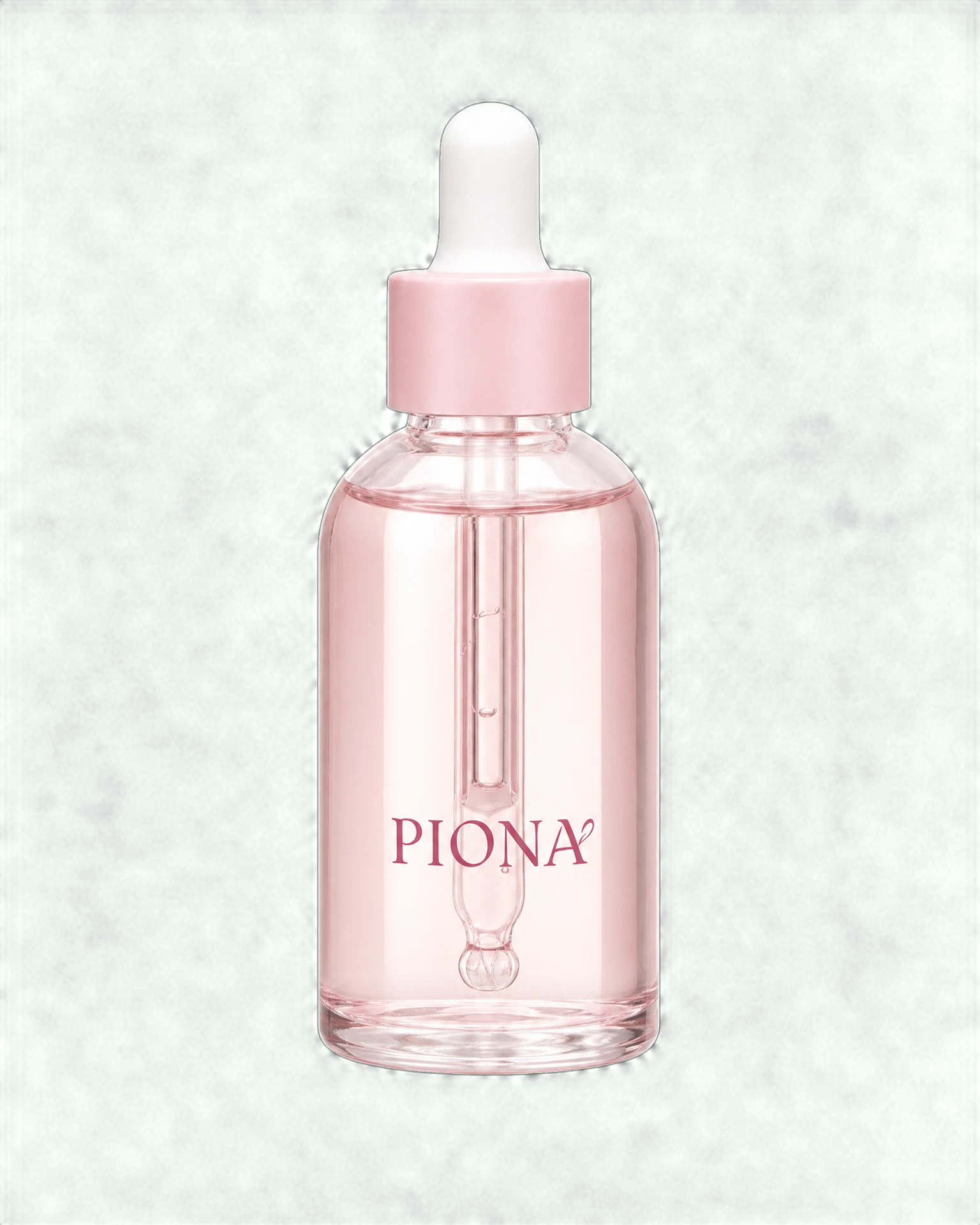 배경 없이 제품 본체만 분리한 PIONA 블루밍 MD. PDRN 앰플
